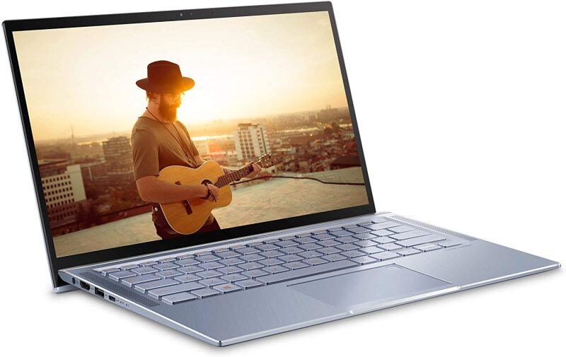 ASUS ZenBook 14 Ultra Thin & Light Laptop, 4-Way NanoEdge 14” Full HD, Intel Core i7-8565U, 8GB LPDDR3 RAM, 512GB NVMe PCIe SSD, Wi-Fi 5, Windows 10, Silver Blue Malaysia