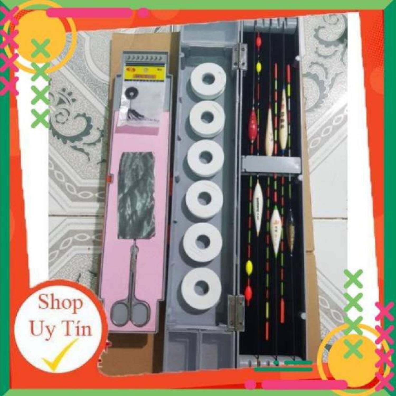 ⭐ combo hộp đựng phao xám câu cá [ tặng kèm khóa link ]