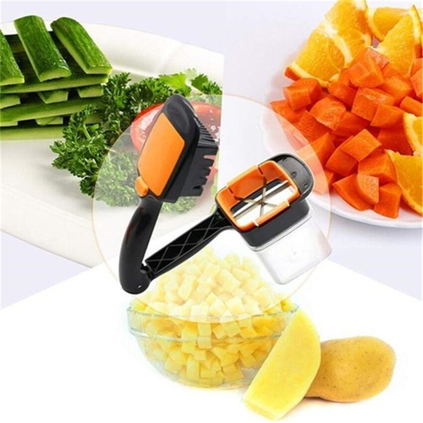 Đa-Chức Năng Dụng Cụ Cắt Rau Công Cụ Cutter Đa Chức Năng Slicer Khoai Tây Trái Cây Dụng Cụ Nhà Bếp Phụ Kiện Thép Slicer