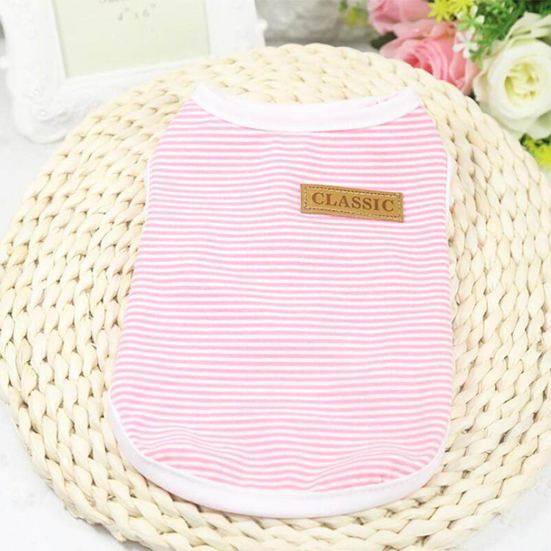 Áo Vest Cổ Điển Cho Chó, Áo Thun Kẻ Sọc Mặc Mùa Hè