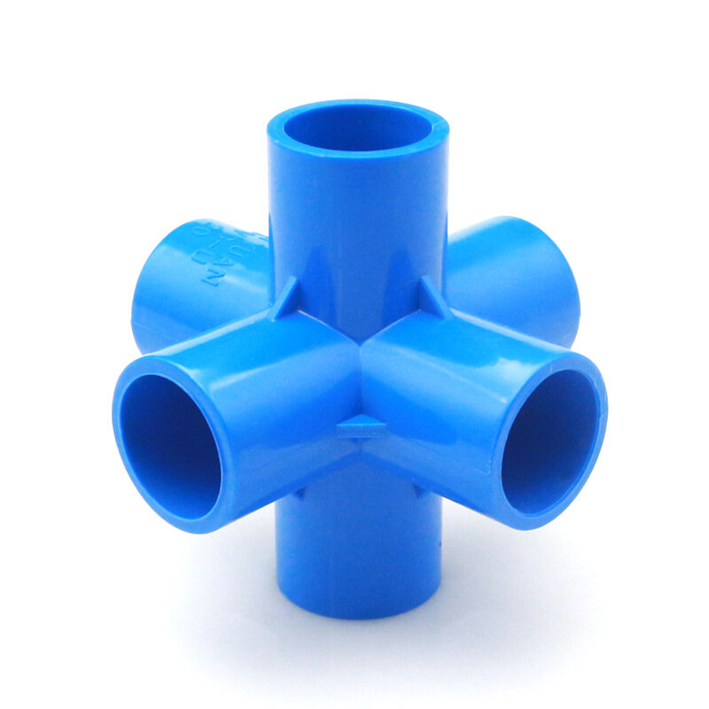 PVC Corner Right Angle Joint Water Pipe Fittings Multi-interface 3 4 5