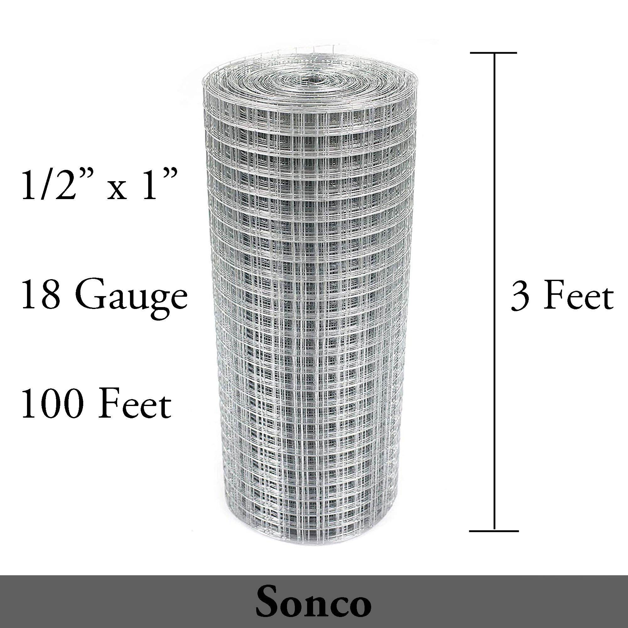 1 2 X 1 X 18 X 3 X 100 Sonco Hot Dip Galvanized Brc Welded Iron Wire Mesh Net Netting Dawai Jaring Galvanized Brc Welded Iron Wire Mesh Net Netting Dawai Jaring