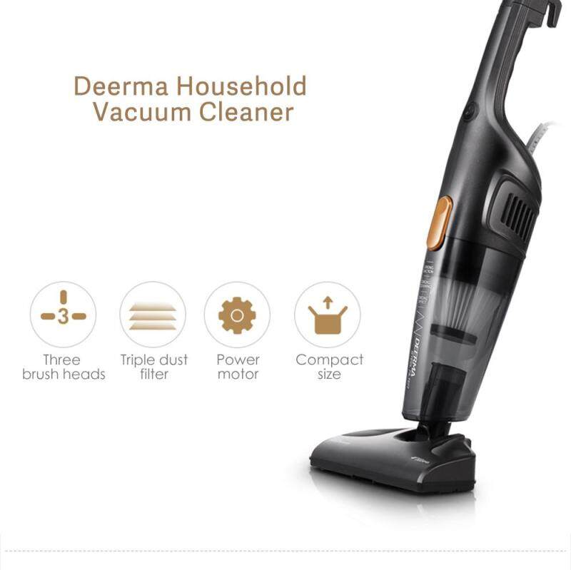 Deerma 2-in-1 Household Vacuum Cleaner Hand-Held and Vertical Small Super Silent Vacuum Cleaner For Hardwood/ Carpet/ Tile Floors / Car/ Bed Vacuum Cleaner Singapore