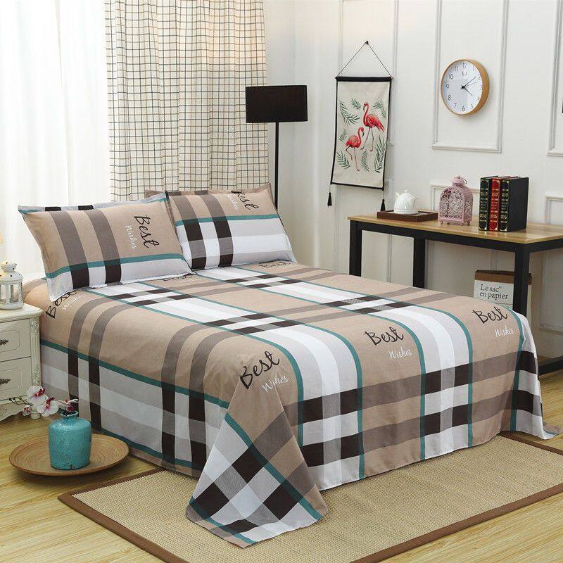 One Piece Bed Sheet Cartoon Fruit Sheet Double Student Dormitory Bedding Sheet In Summer