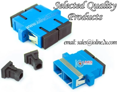 SC-SC SM Single mode Fiber Optic Joint Adapter Duplex Coupler Flange SM ≤ 0.20dB loss