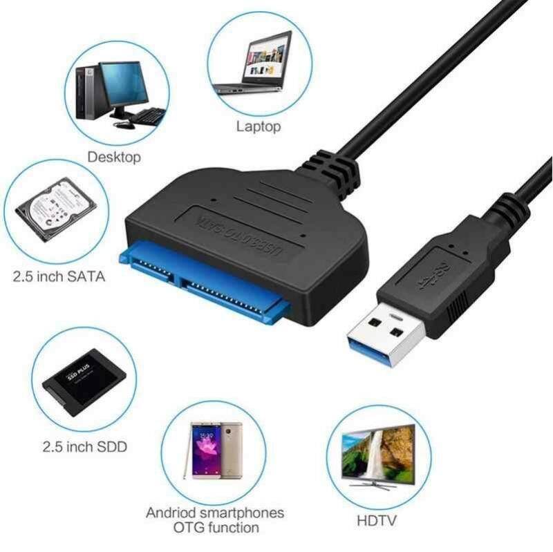 USB 3.0 Bộ Chuyển Đổi Sang SATA Cable Đối Với 2.5 "Ổ HDD Gắn Ngoài Ổ Cứng SSD Đĩa