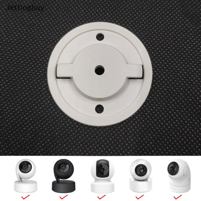 【Jettingbuy】 Flash Sale Security Camera Base Bracket Smart Camera with Screws Sticking Hoisting Wall Hanging Inverted Installation Stand