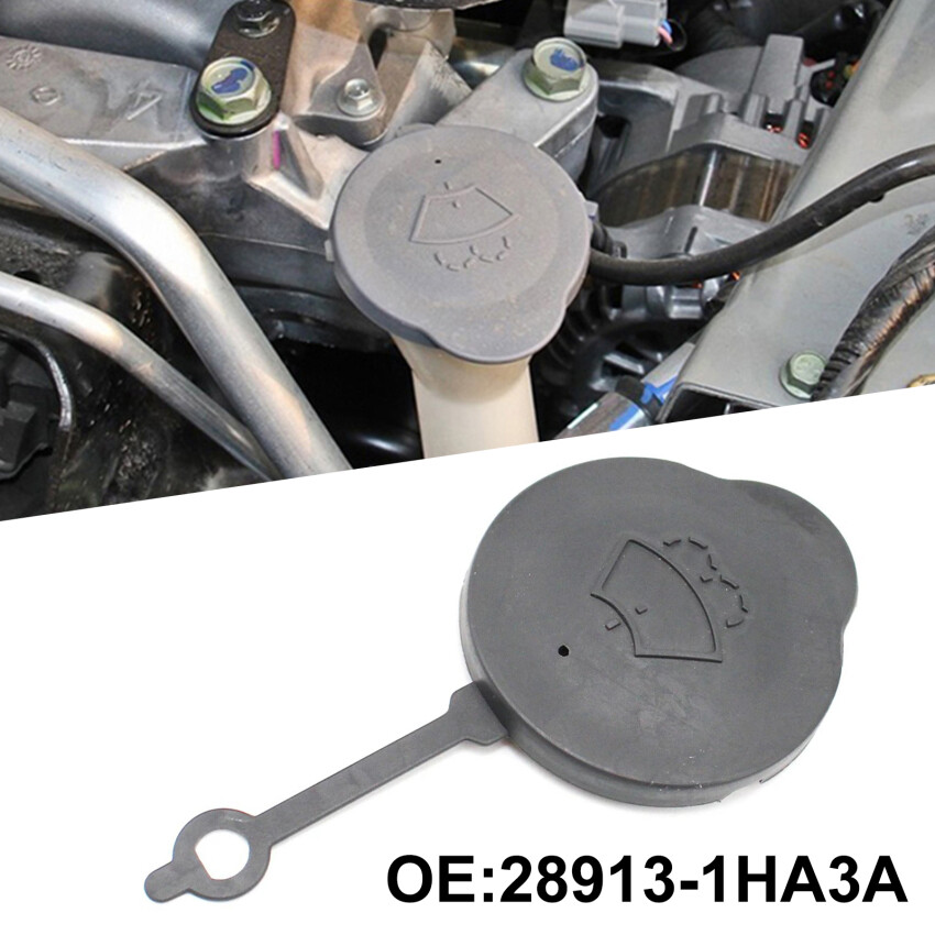 Car windshield wiper washer fluid reservoir cover 28913-1ha3a water tank bottle lid cap accessories for nissan micra k13 2011-16