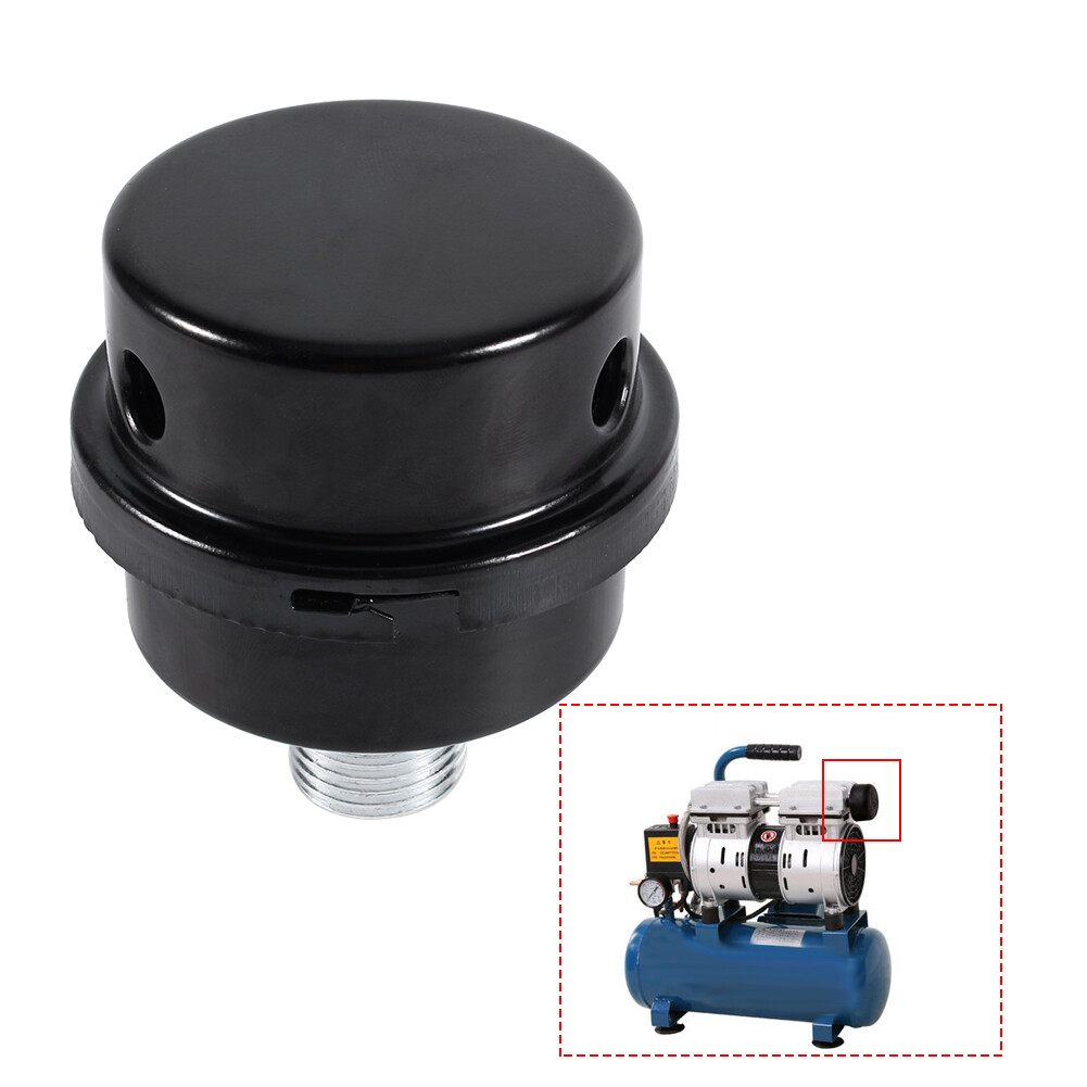 1/2  Thread Connector Muffler Filter Silencer for Oil-less Air Compressor