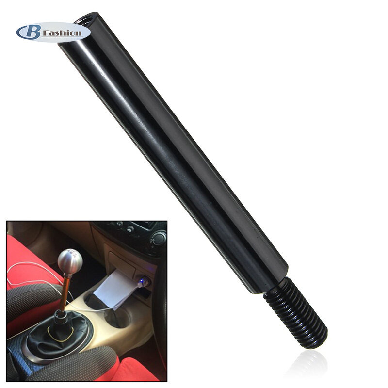 B-f 4.6 inch manual car gear shifter lever shift knob extension m10x1.5mm aluminum