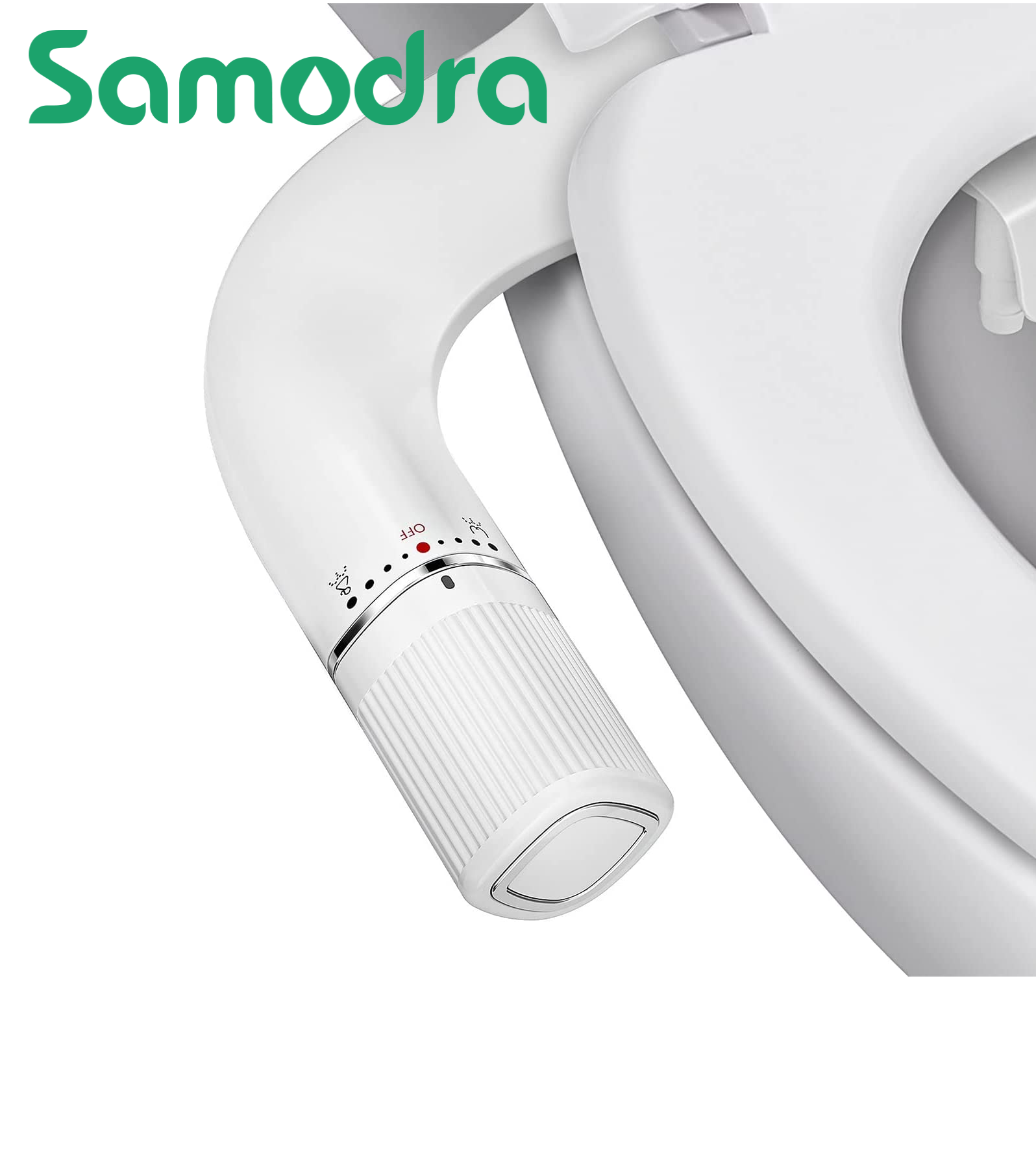 SAMODRA NonElectric UltraSlim Dual Nozzle (Frontal & Rear Wash) Bidet