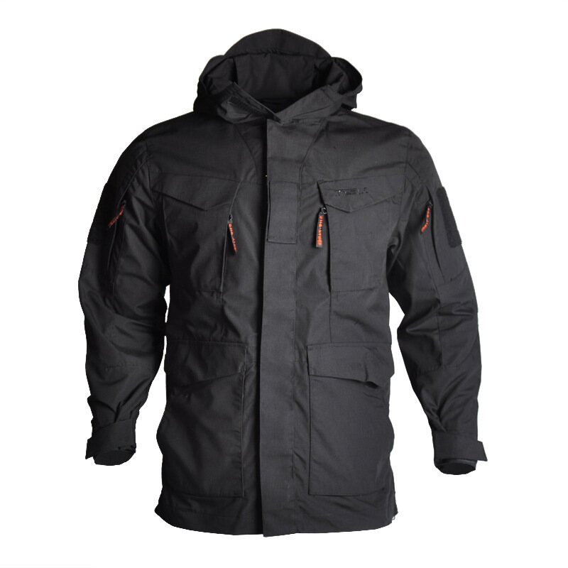 Hanye Outdoor Tactics Trench Coat Mid-Length M65 Coat Secret Shadow Men's Shell Jacket Waterproof Autumn And Winter