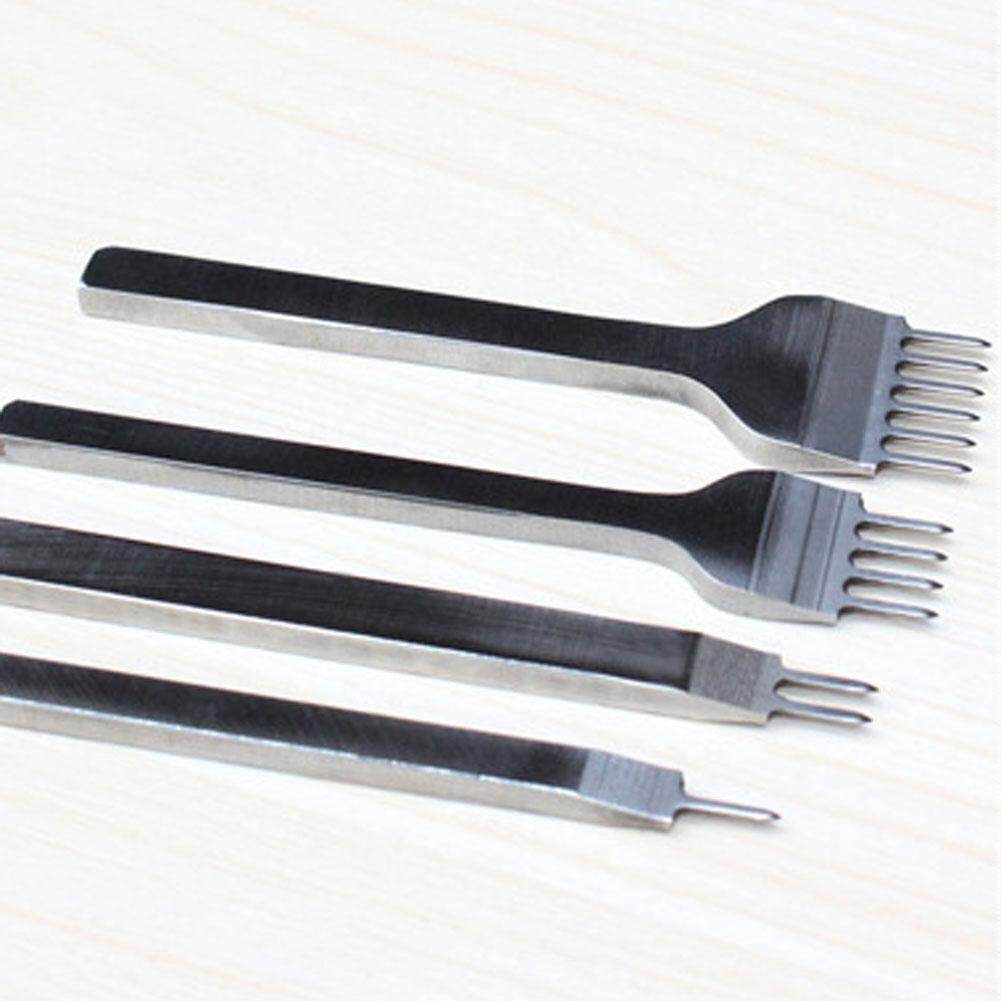 [Moscow Six] Dụng Cụ Thủ Công Bằng Da 3/4/5/6Mm Dụng Cụ Đục Lỗ Công Cụ Đục Lỗ 1 + 2 + 4 + 6