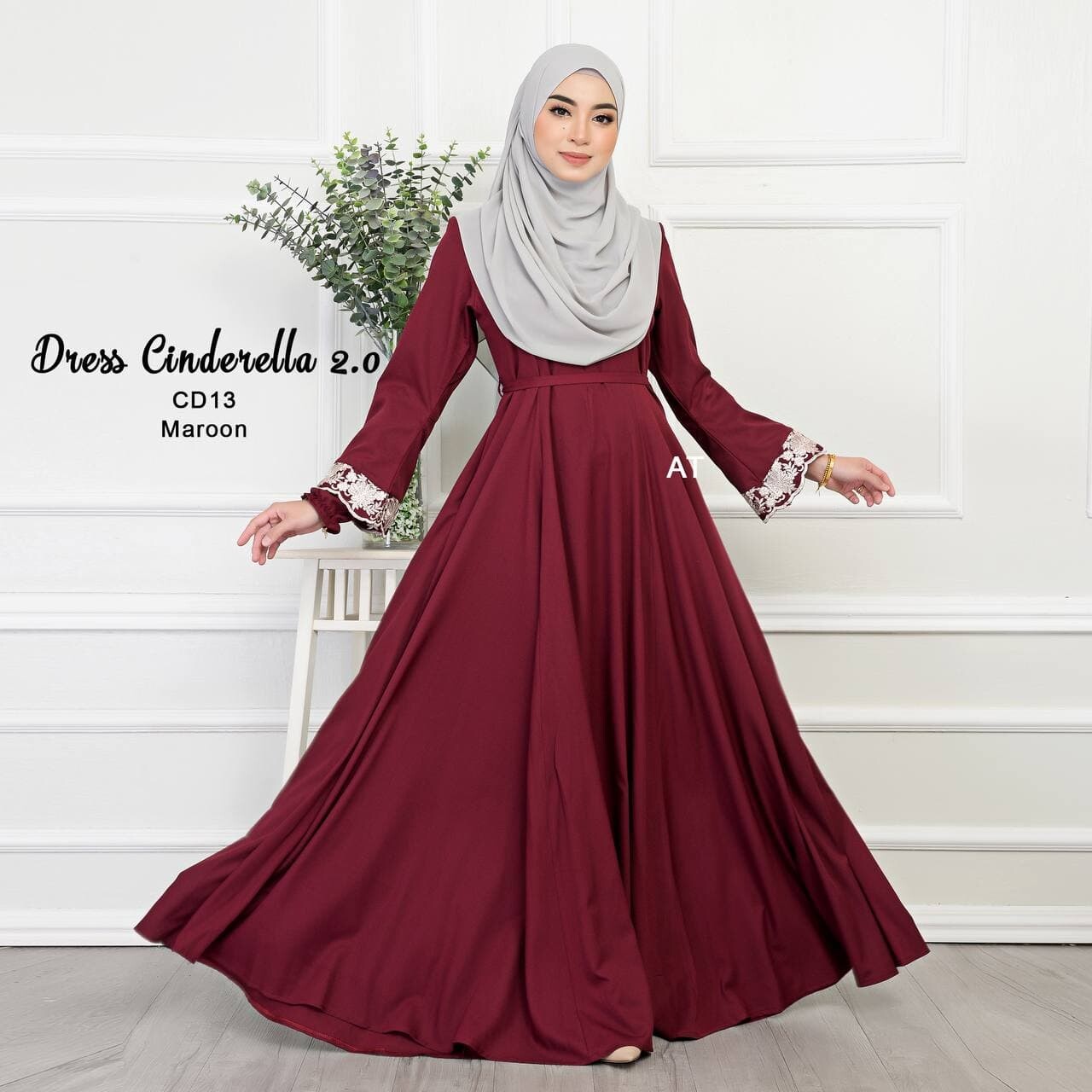 Dress cinderella clearance muslimah