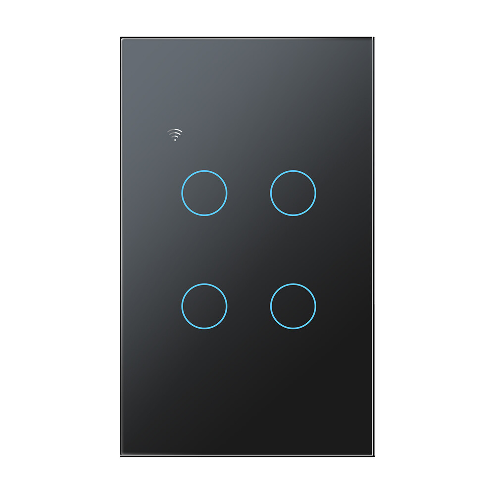 Tuya Switch Smart Panel Wifi Smart Switch Zero Fire VersionSmart Home Switch Panel Remote Control Tuya/Smart Life App Works With Alexa Goo gle Home
