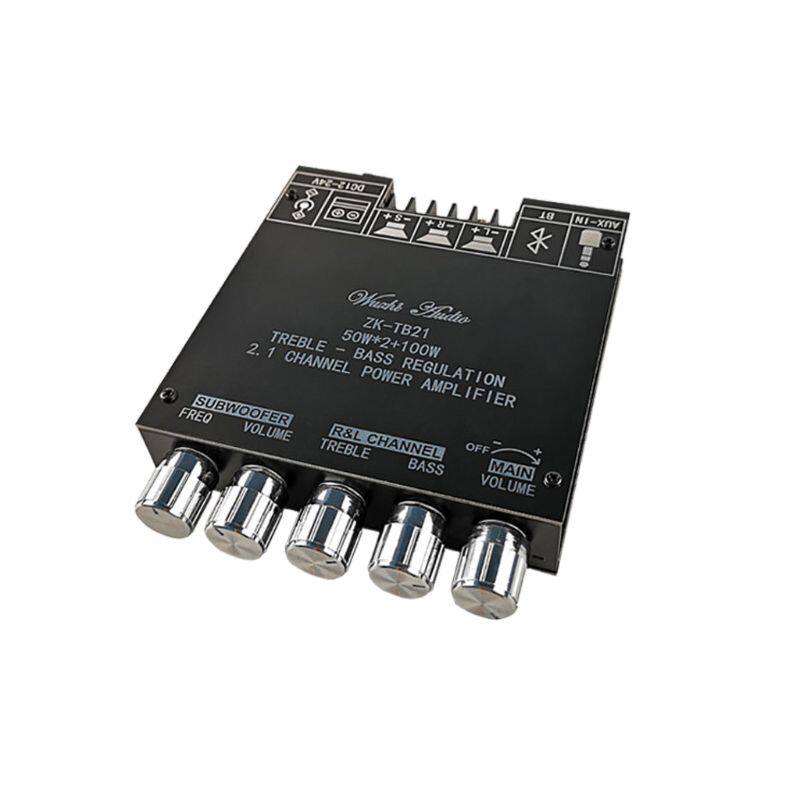 【lowest price】ZK-TB21 TPA3116D2 Bluetooth 5.0 Subwoofer Amplifier Board 50WX2+100W 2.1 Channel Power Audio Stereo AMP Module