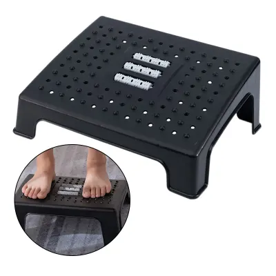 Under Desk Footrest Sturdy Relief in Back, Lumbar, Knee Pain Foot Stool Under Desk Foot-Rest for Office