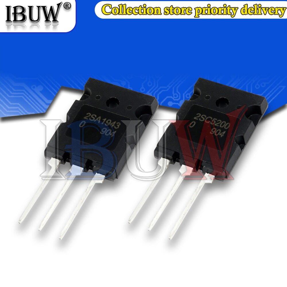 5pcs 2sa1943 2sc5200 2sc3998 to-3pl to3pl a1943 c5200 c3998 集成电路