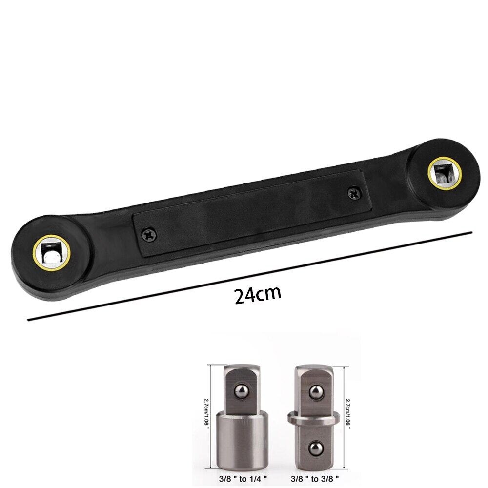 Offset Extension Torque Ratchet Wrench Automotive Mechanic Workshop Multiftional Spanner Garage Car Hand Tool Combination Set