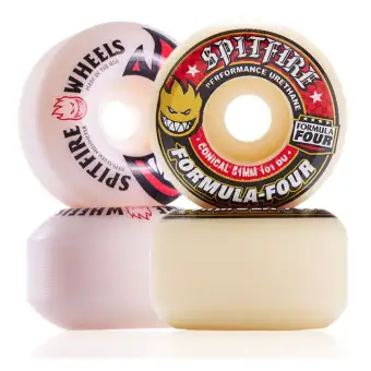 Original Spitfire Skateboard Wheels 51 52mm PU Material Double Rocker Skateboard
