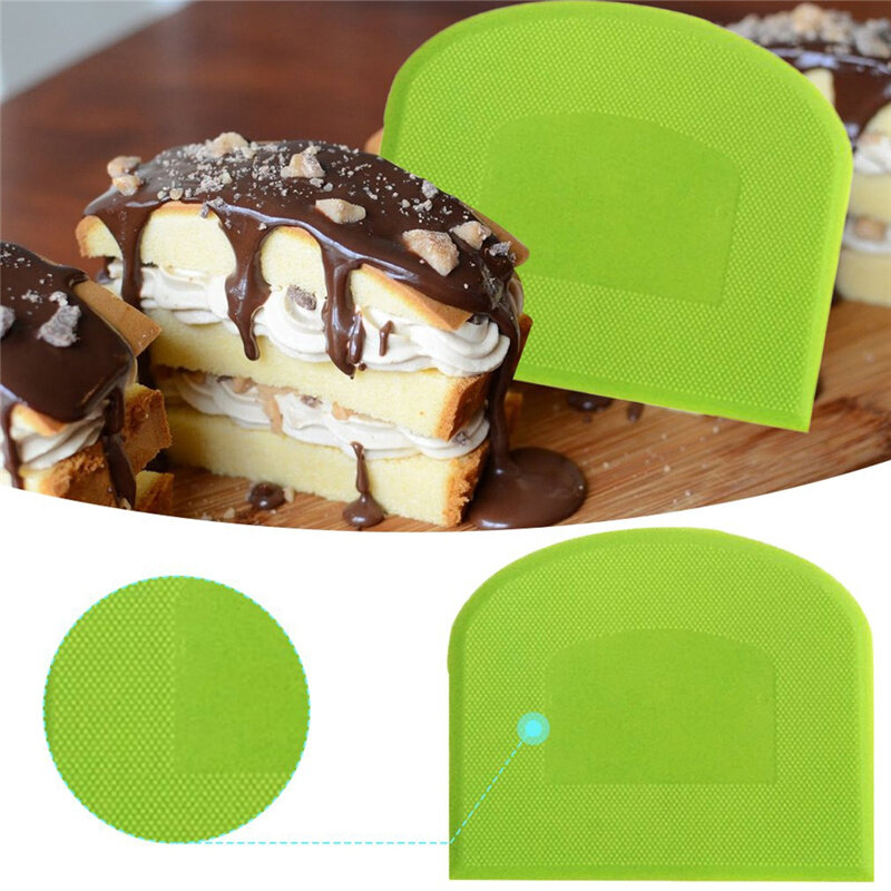 1/2Pcs Bột Scraper Bánh Cutter Nhựa Bảng Scraper Bánh Mì Bột Bánh Bếp Nướng Đồ Dùng