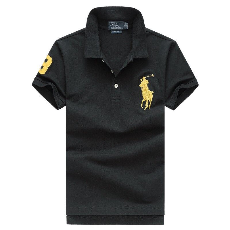 black and gold ralph lauren polo shirt