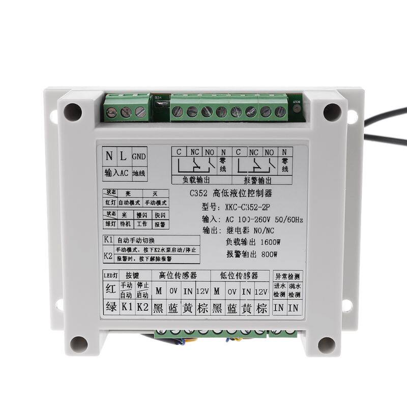 High And Low Liquid Level Intelligent Controller With 2 Non-contact Sensor Module Automatic Control Liquid Water Level Detection Tool