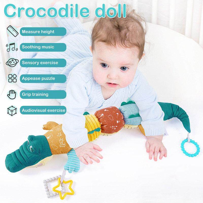 Baby Musical Crocodile Stuffed Animal Toys Infant Soft Caterpillar