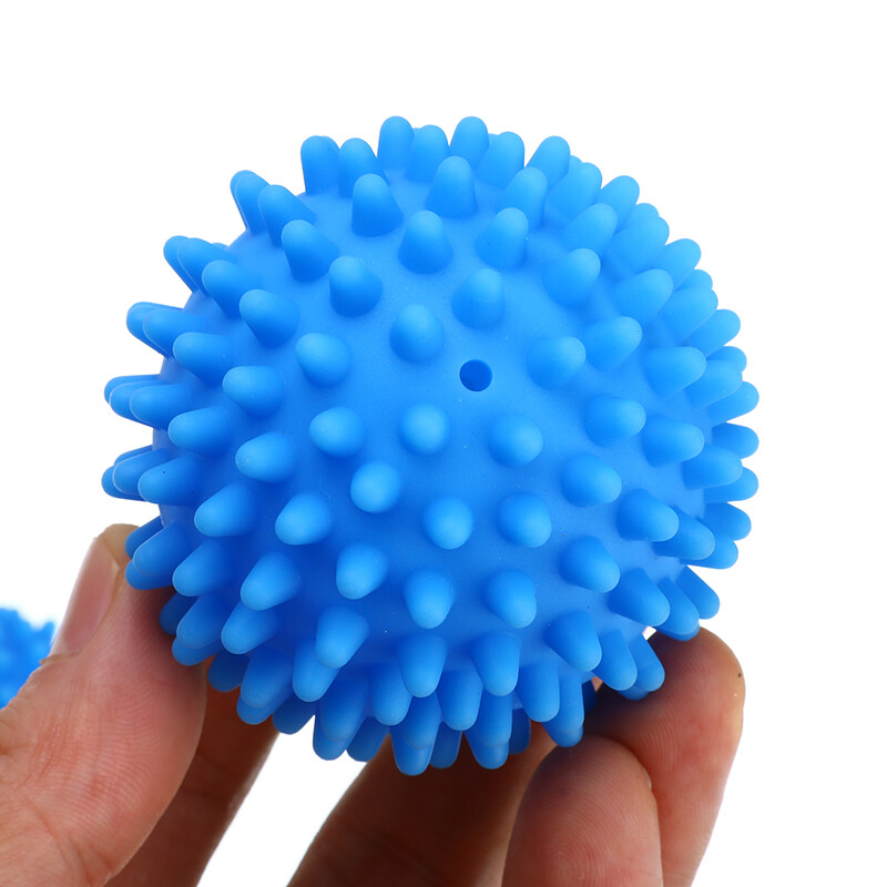 2 Quả Bóng Giặt 6.5Cm Dụng Cụ Vệ Sinh Tái Sử Dụng Bằng PVC, Phụ Kiện Máy Sấy Quần Áo