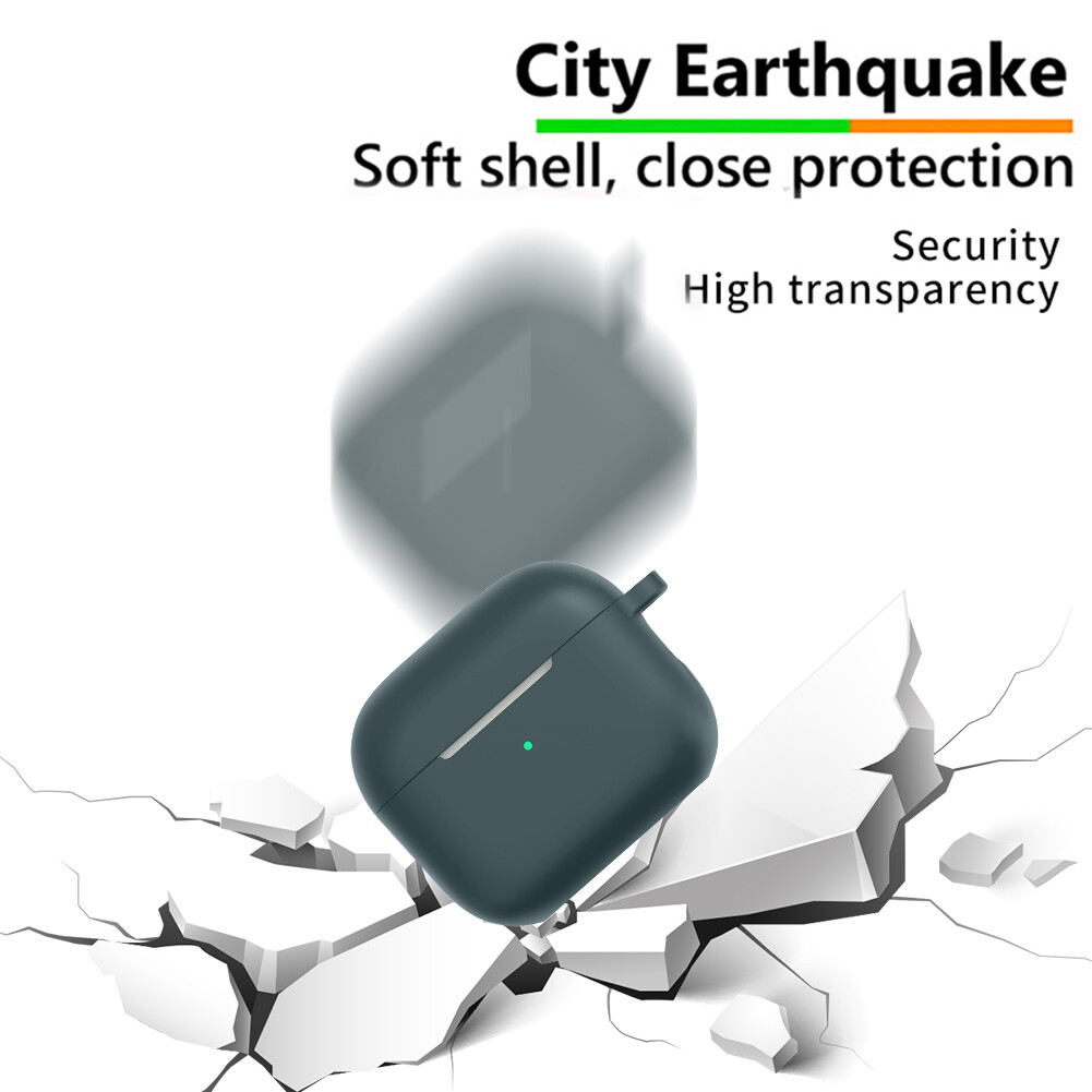 Elastic Silicone Headset Protective with Lanyard Hokk Wireless Headphone Protector Anti-lost Bluetooth-compatible Headset Case for Apple Airpods Pro 2