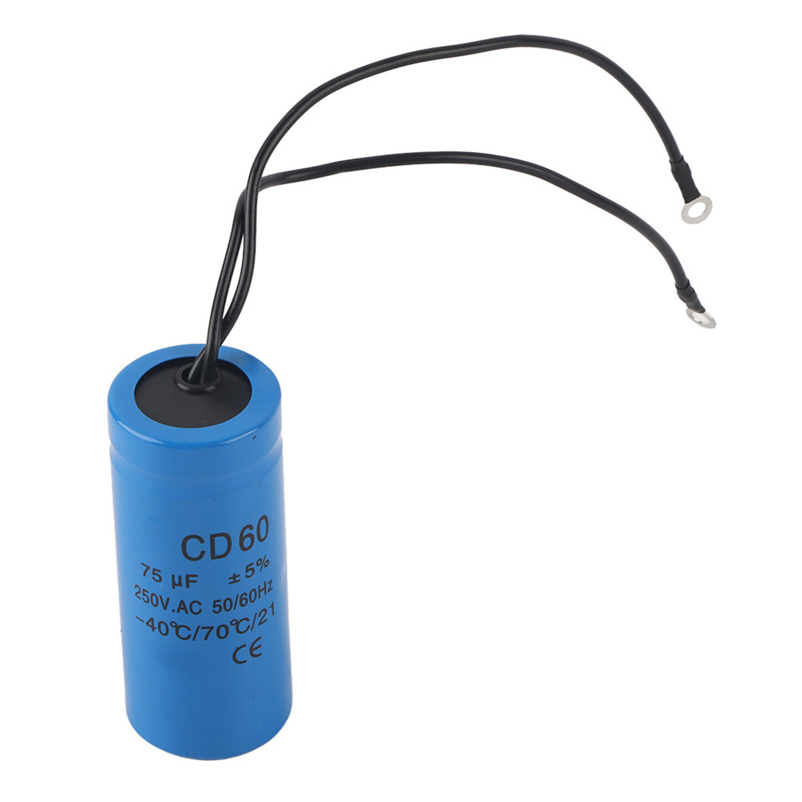 Chạy cd60 75UF 250V AC động cơ chạy bắt đầu 75mfd HVAC