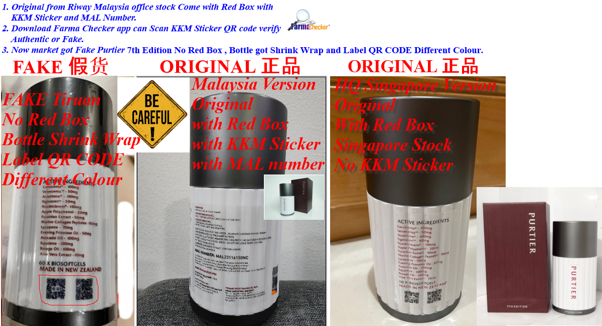 ORIGINAL with Box with KKM Sticker Purtier Placenta 7th Edition 