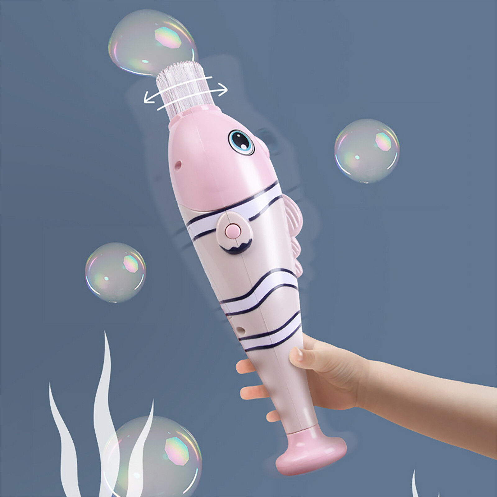 ยืดหยุ่นควันเครื่องเป่าฟองของเล่นสาวไฟฟ้า Bubble Blowing พื้นที่70ML