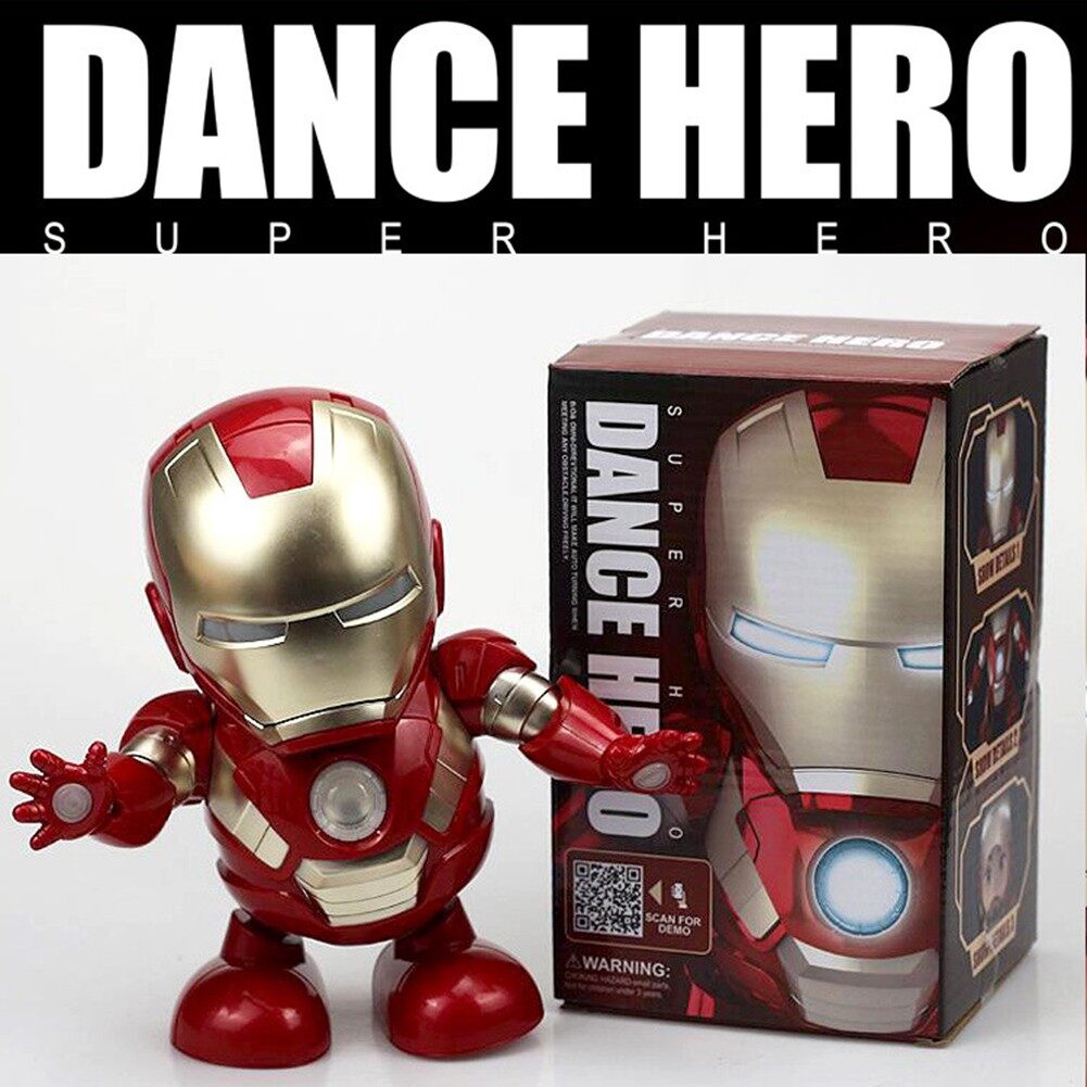 iron man robot dance