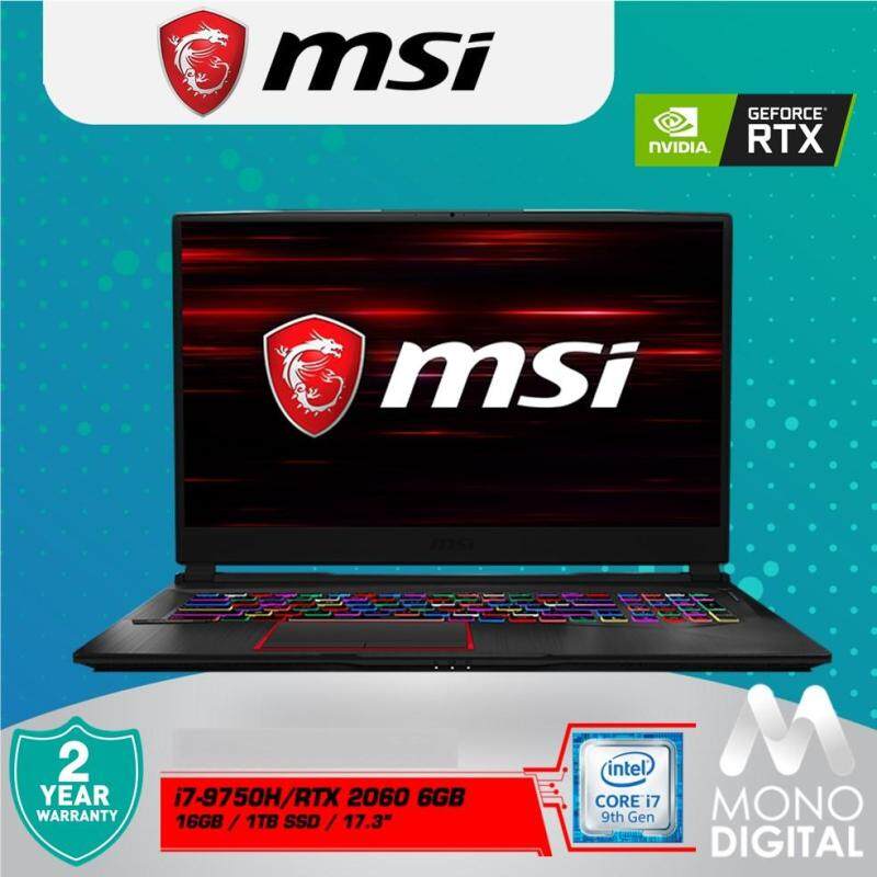 MSI Raider GE75 9SE-632 17.3 FHD IPS 144Hz Gaming Laptop (I7-9750H, 16GB, 1TB SSD, RTX 2060 6GB, W10) - Free Laptop Bag Malaysia