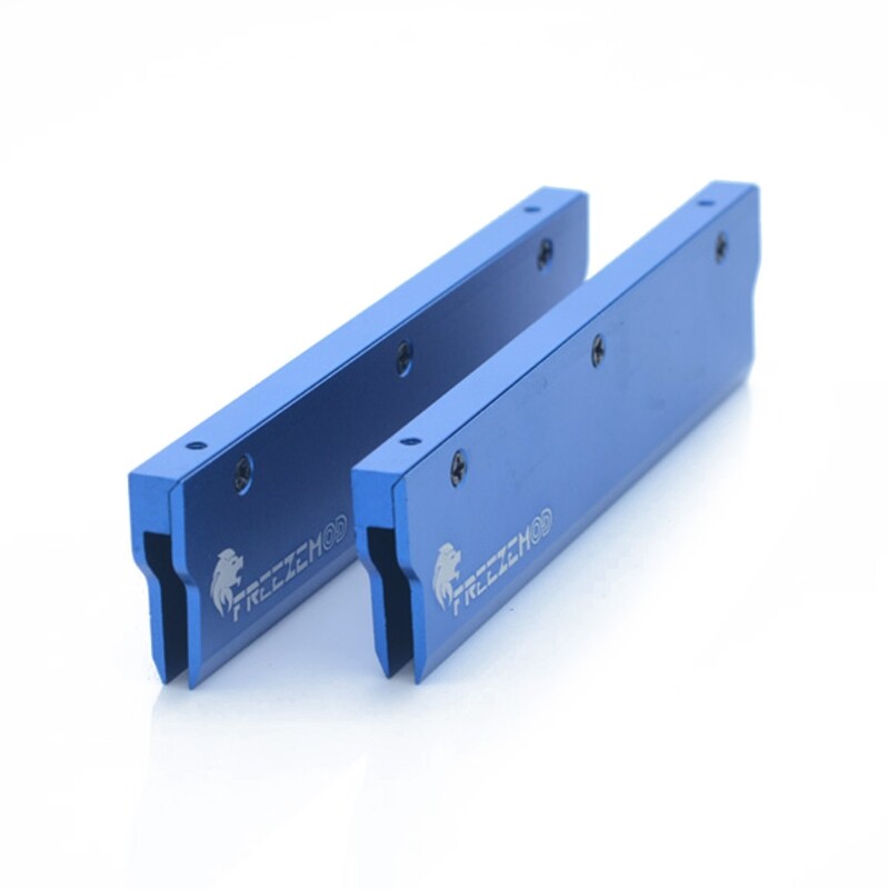 2Pcs MEO-PM0AB Computer Water Cooling Memory Heatsink Cooler Shell Memory Vest Wide Narrow Version Frosted Surface