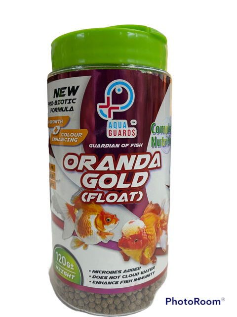 Aqua Guard Pro-Biotic Formula Oranda Gold Fish Food Floating