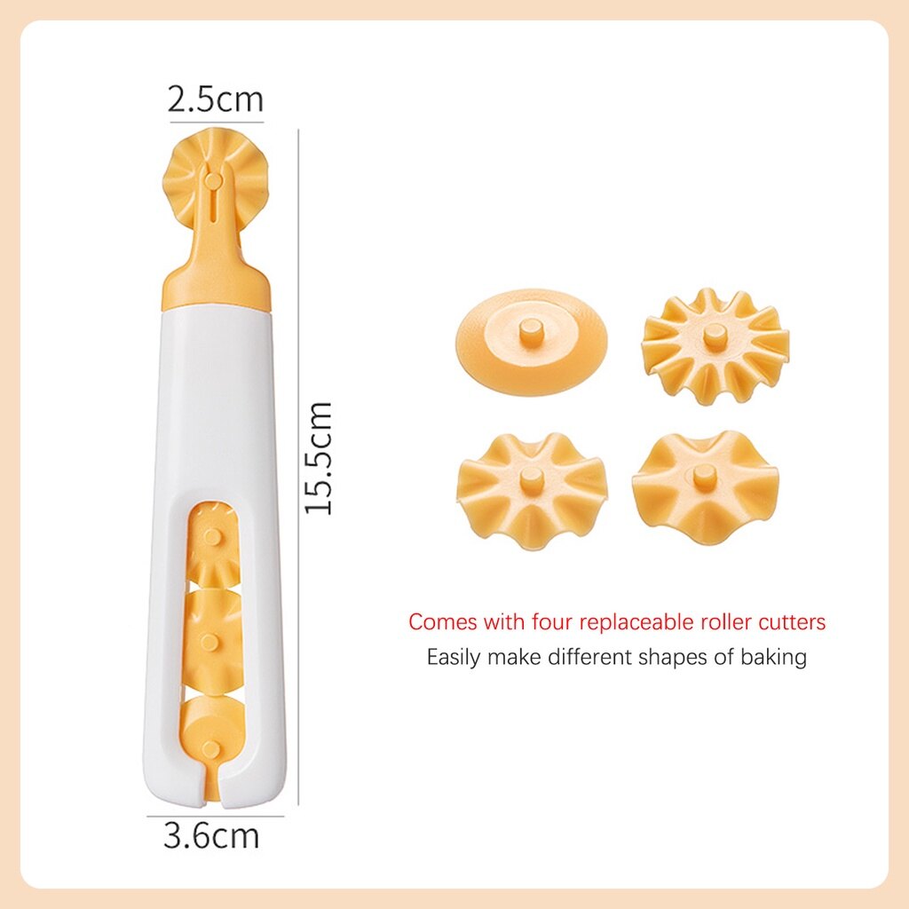CNMF Household baking cake lace cutter fancy roller cutter set