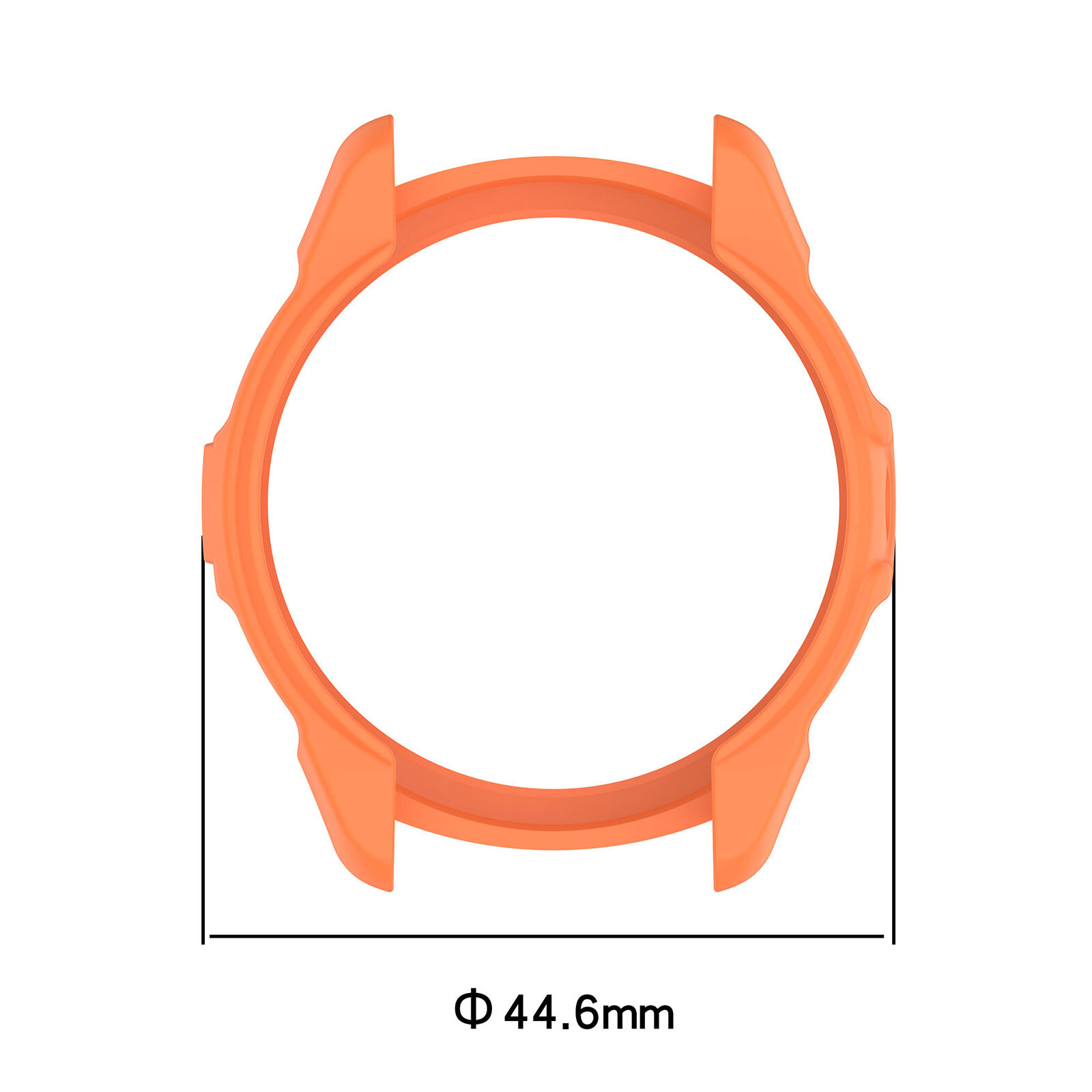 TPU Silicone Bìa trường hợp miếng bảo vệ màn hình cho Garmin Forerunner 265/Garmin Forerunner 265S chống xước vỏ giảm chấn bảo vệ