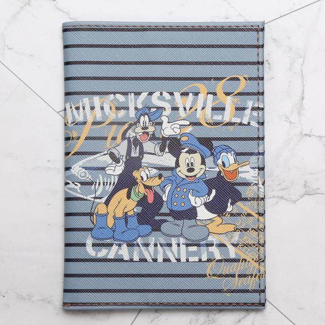 Fashion Passport Cover Frozen 2 Elsa Winnie Print Boys ID Card Holder Ticket Case