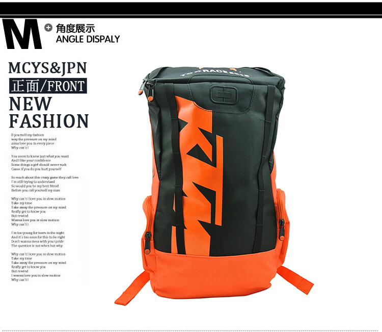 ktm motorcycle backpack