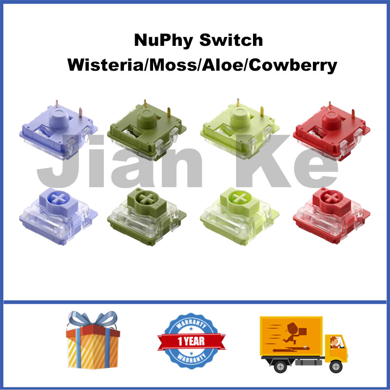 NuPhy Switch Wisteria/Moss/NuPhy/Cowberry Low-profile Switches