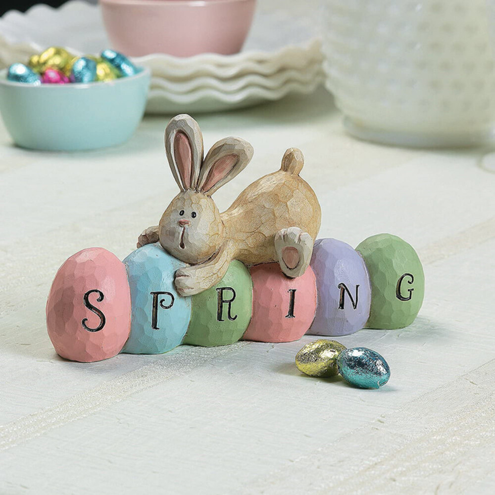 Easter Bunny Decoration Easter Decorations Craft Easter Bunny Figures Farmhouse Home Decoration