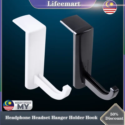 PC Earphone Holder Headphone Headset Hanger Holder Hook PC Display Monitor Gaming Headset Hook Wall Headphone Rack Earphone Stand