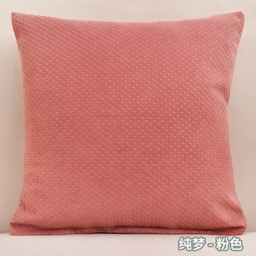 Modern Nordic Cushion Cover Flannel Pillowcase Solid Color Pillow Case Cojines Decor Sofa Throw Pillows Room Pillow Cover Decorative 45x45cm