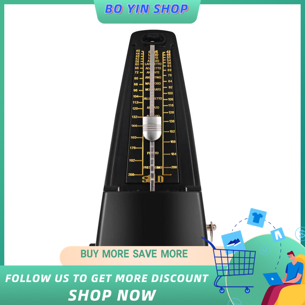 Standard Universal Mechanical Metronome ABS Material for Guitar Violin Piano Bass Drum Musical Instrument Practice Tool for Beginners