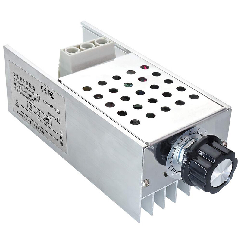 10000W 25A Speed Controller High Power SCR Voltage Dimmer Switch Regulator Speed Temperature Control Thermostat AC 110V 220V