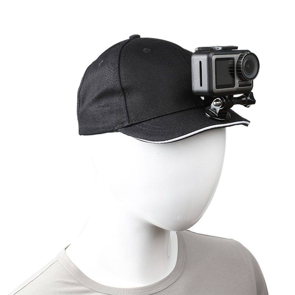 COD Ready Stock】Action Camera Baseball Cap Mount Adjustable