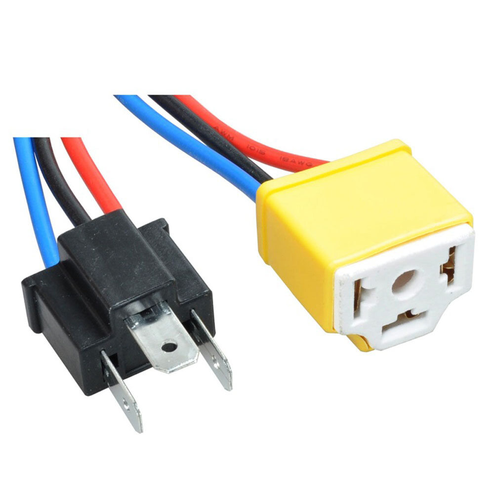【MotorrTop】Bộ Dây Đèn Pha Ô Tô, Đèn Halogen, Ổ Cắm Cáp Tăng Cường Ánh Sáng H4 Tăng Cường Chất Làm Sáng 12V