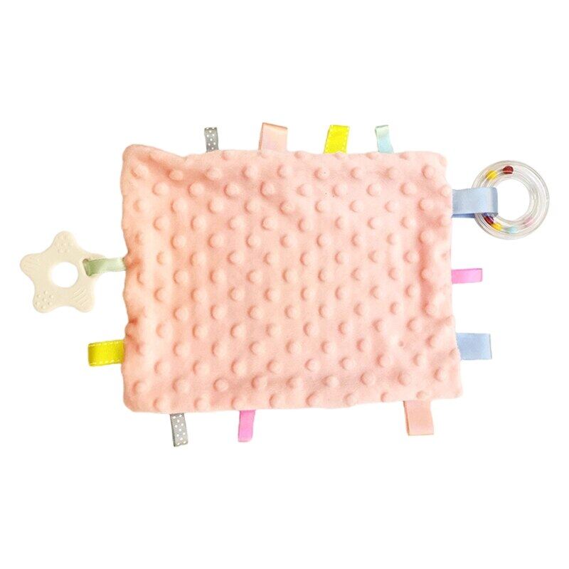 Baby Appease Towel Soft Cotton Soother Teether Infants Comfort Sleeping Nursing Cuddling Blanket Toys With Colorful Tags Shower
